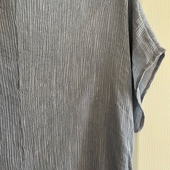 BluHeaven Blue/Gray Crepe Top - Picture 4 of 11